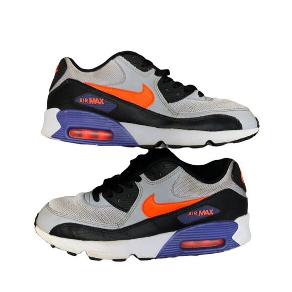 Rare 2015 nike air max 90 mesh GS 'Wolf grey' size 8.5 - Picture 7 of 16